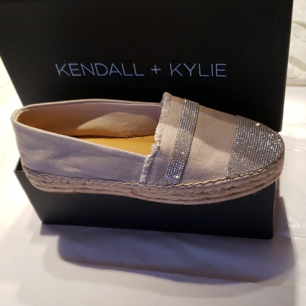Kendall & Kylie JULES Jewel Espadrille Flats NEW - Picture 7 of 10